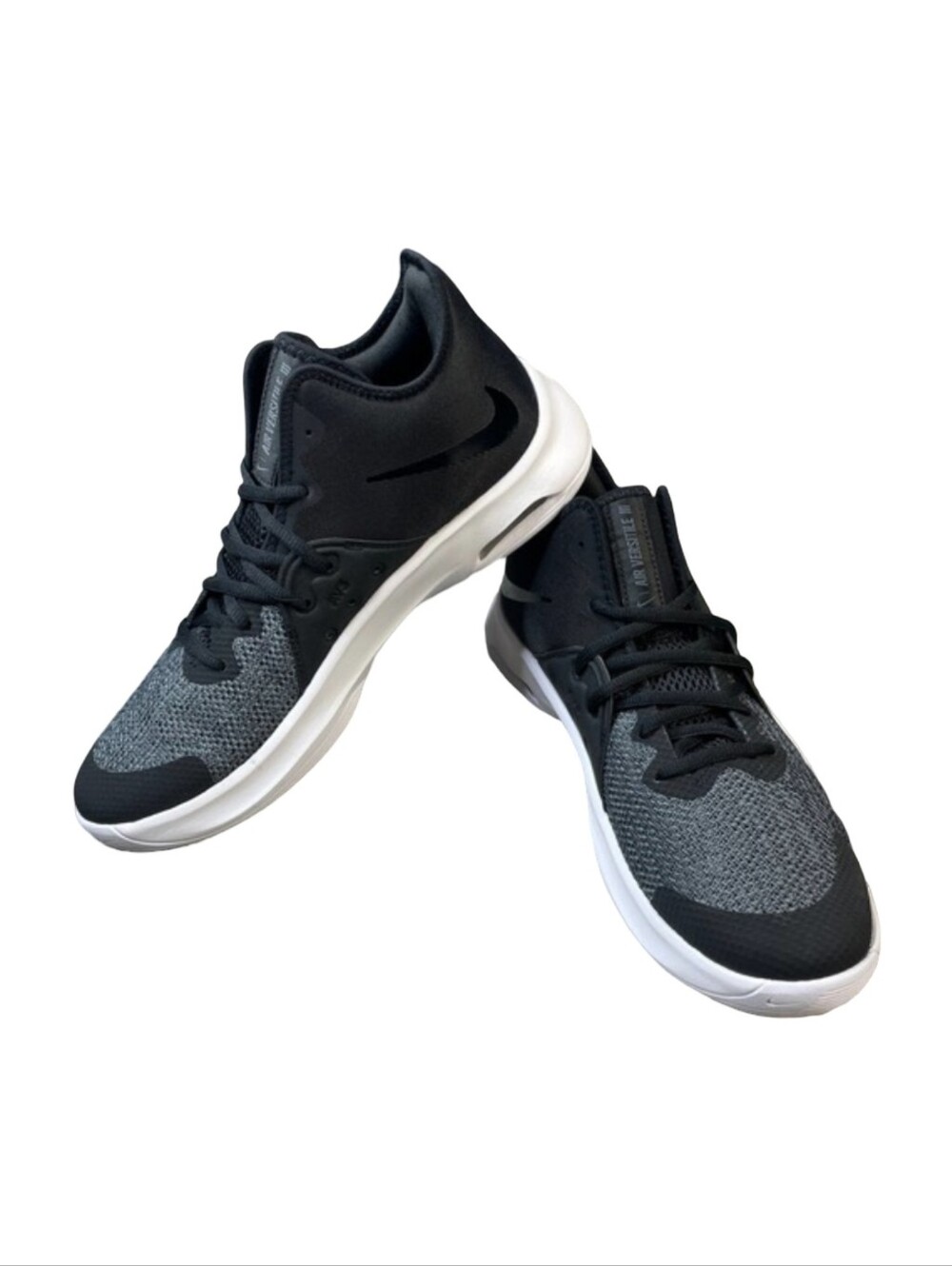 Nike Air Versitile 3 Black White Grey Size 13